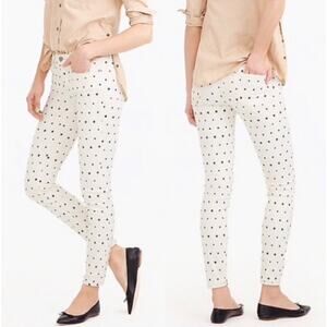 J.CREW NWT Toothpick Skinny Jean in Star Print // 30